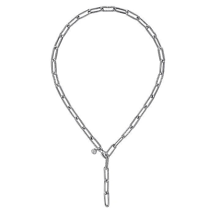 Gabriel & Co. Silver Bujukan Link Chain Necklace - Image 2
