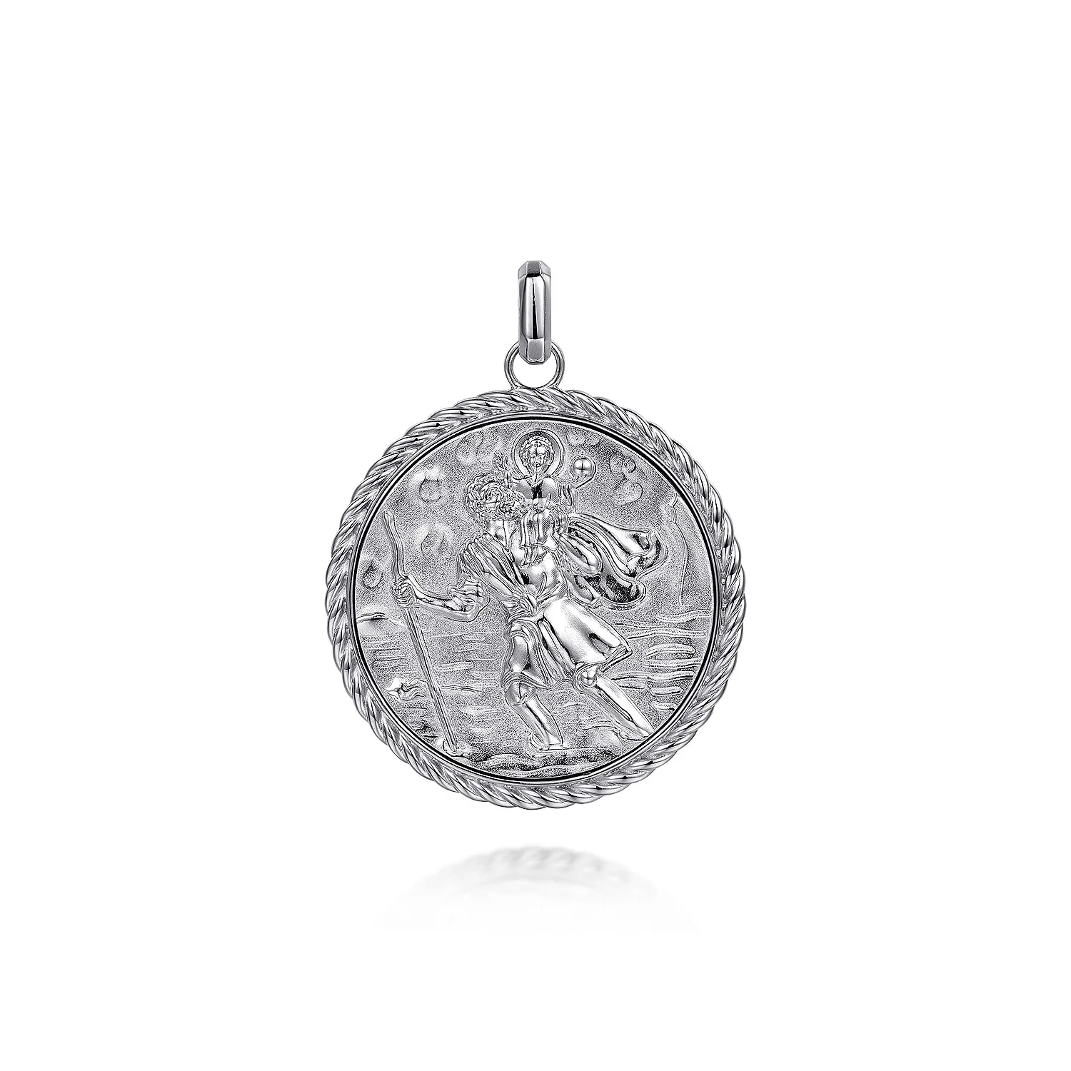 Gabriel & Co. St. Christopher Pendant