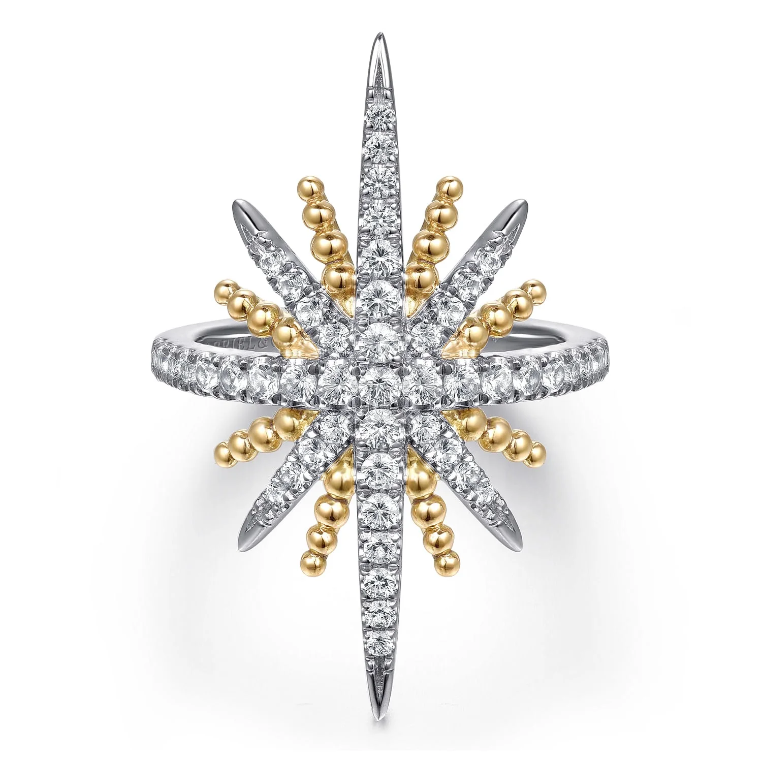 Gabriel & Co. Starburst Ring