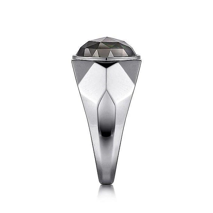 Gabriel & Co. Sterling Silver Black Mother of Pearl Ring - Image 4