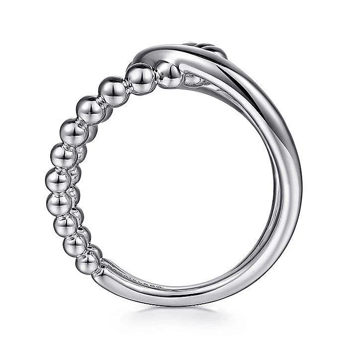Gabriel & Co Sterling Silver Bujukan Interlocking Ring - Image 2