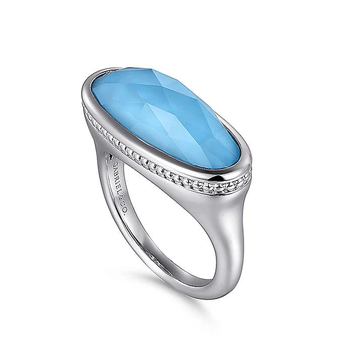Gabriel & Co. Sterling Silver Bujukan Lady's Ring - Image 3