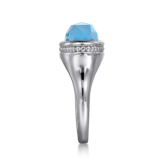 Gabriel & Co. Sterling Silver Bujukan Lady's Ring - Image 4