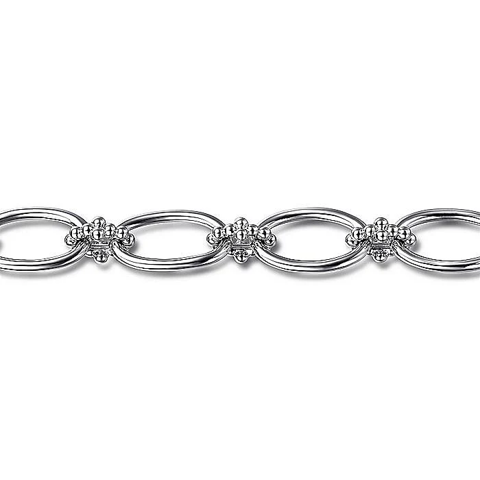 Gabriel & Co Sterling Silver Bujukan Link Bracelet - Image 2