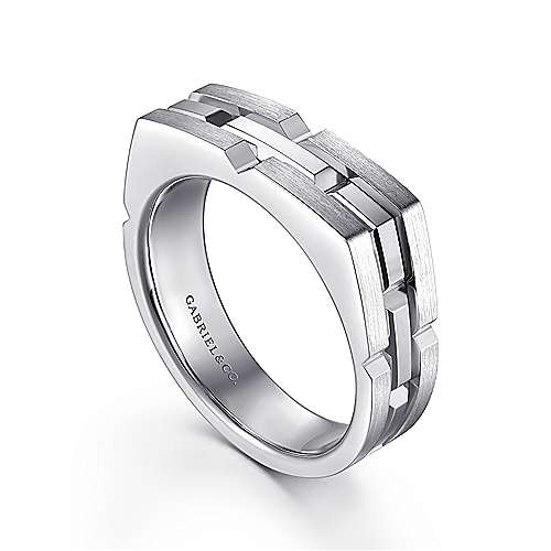 Gabriel & Co Sterling Silver Mens Ring - Image 3