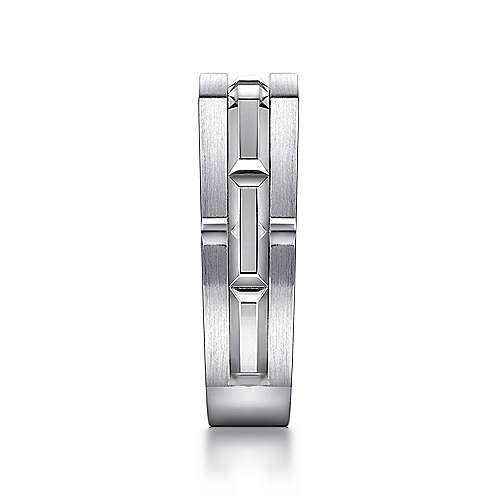 Gabriel & Co Sterling Silver Mens Ring - Image 4