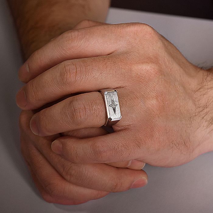 Gabriel & Co Sterling Silver North Star Ring - Image 4