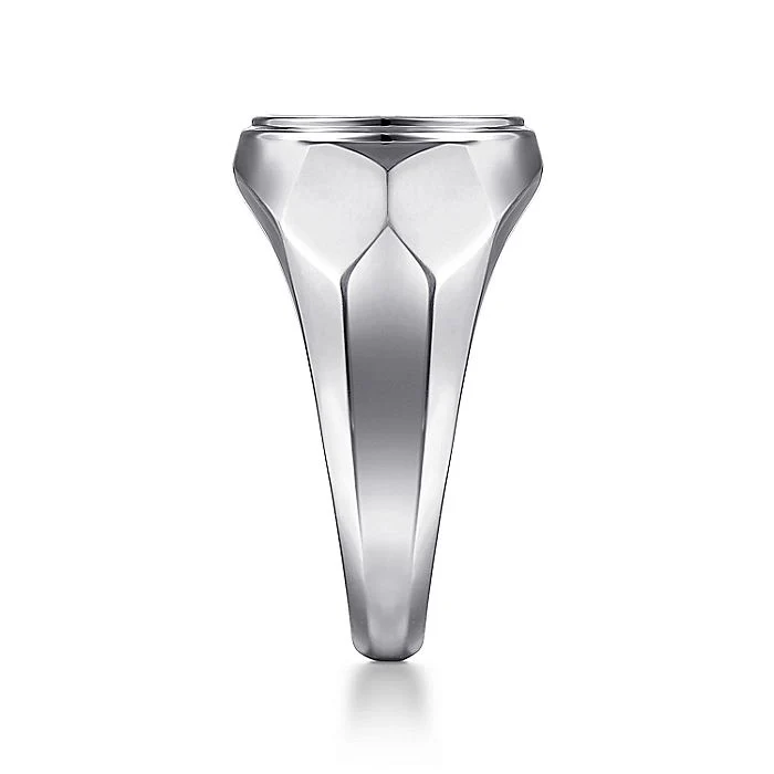 Gabriel & Co Sterling Silver Signet Ring - Image 4