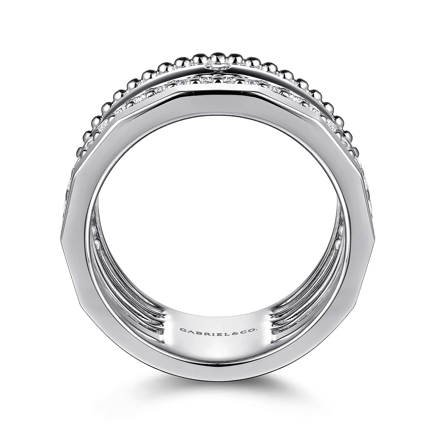 Gabriel & Co. Sterling Silver Stackable Ring - Image 2