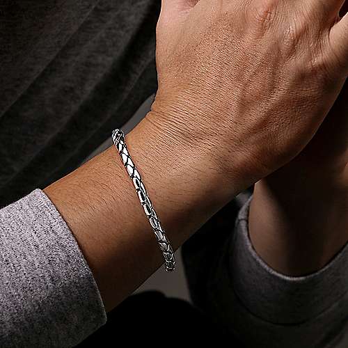 Gabriel & Co Sterling Silver Tubular Chain Bracelet - Image 3