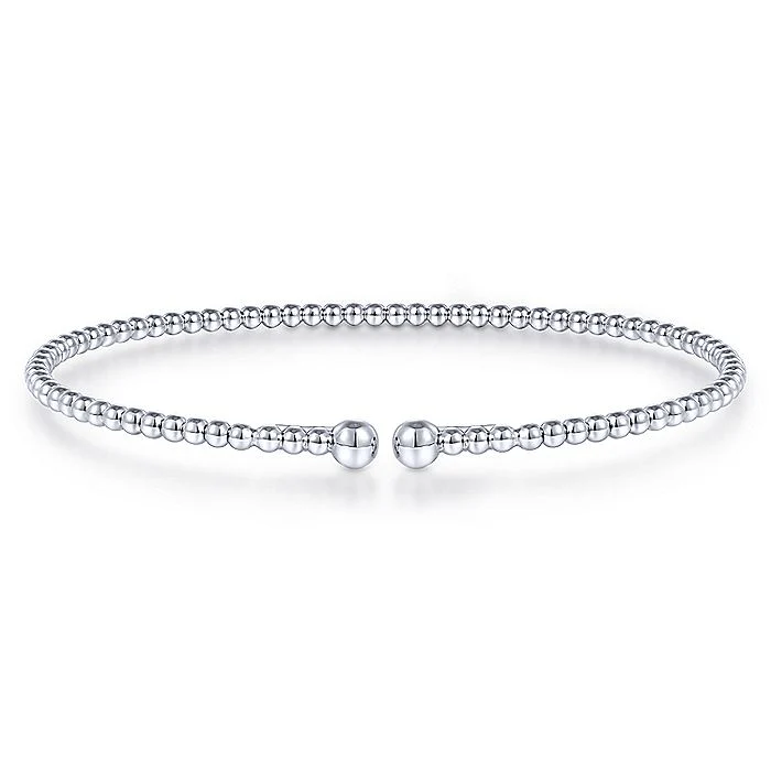 Gabriel & Co White Gold Bujukan Bangle Bracelet
