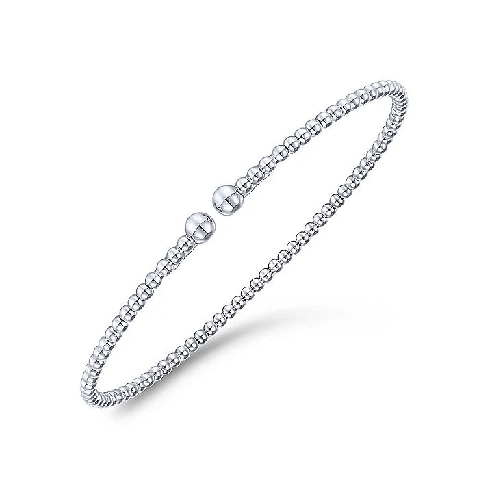Gabriel & Co White Gold Bujukan Bangle Bracelet - Image 2