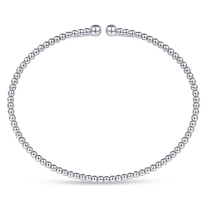 Gabriel & Co White Gold Bujukan Bangle Bracelet - Image 3