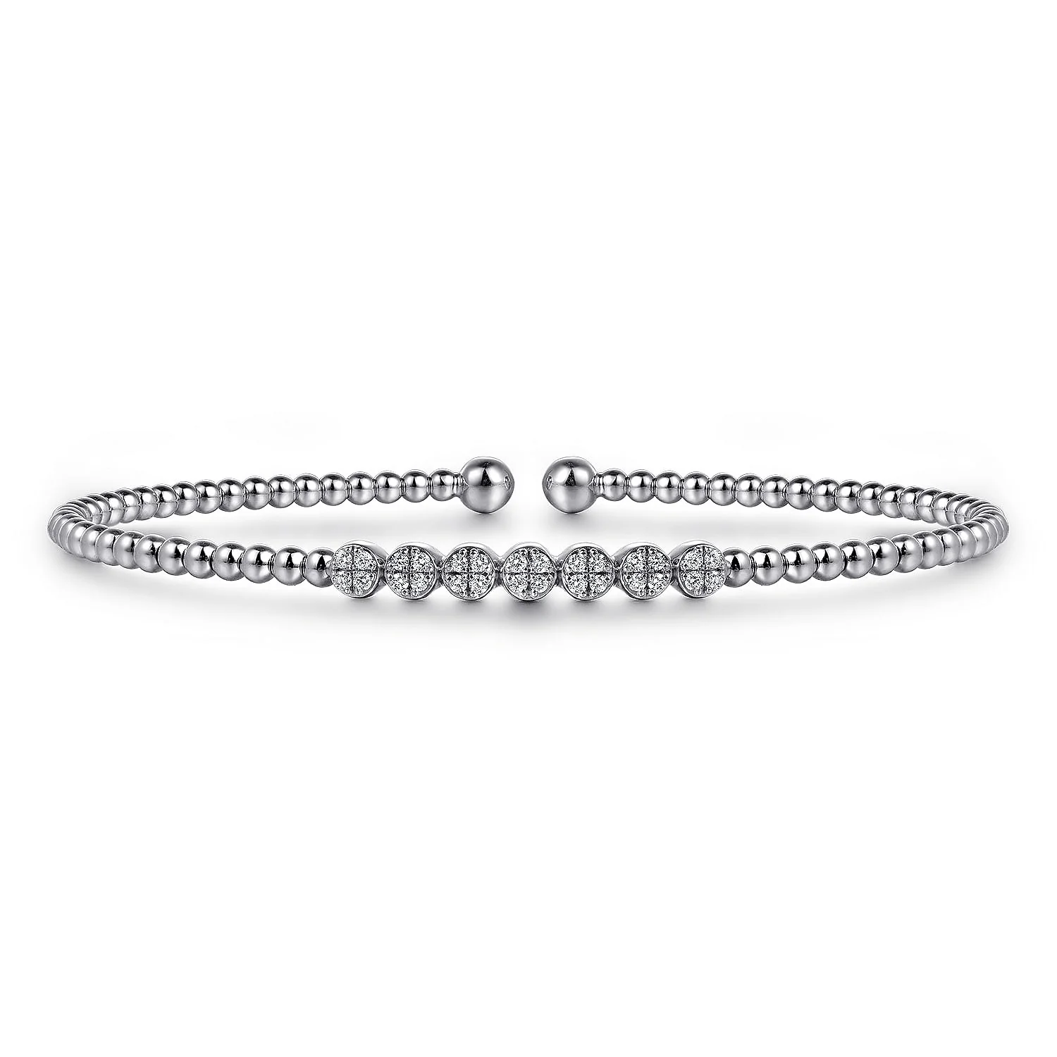Gabriel & Co. White Gold Bujukan Bracelet