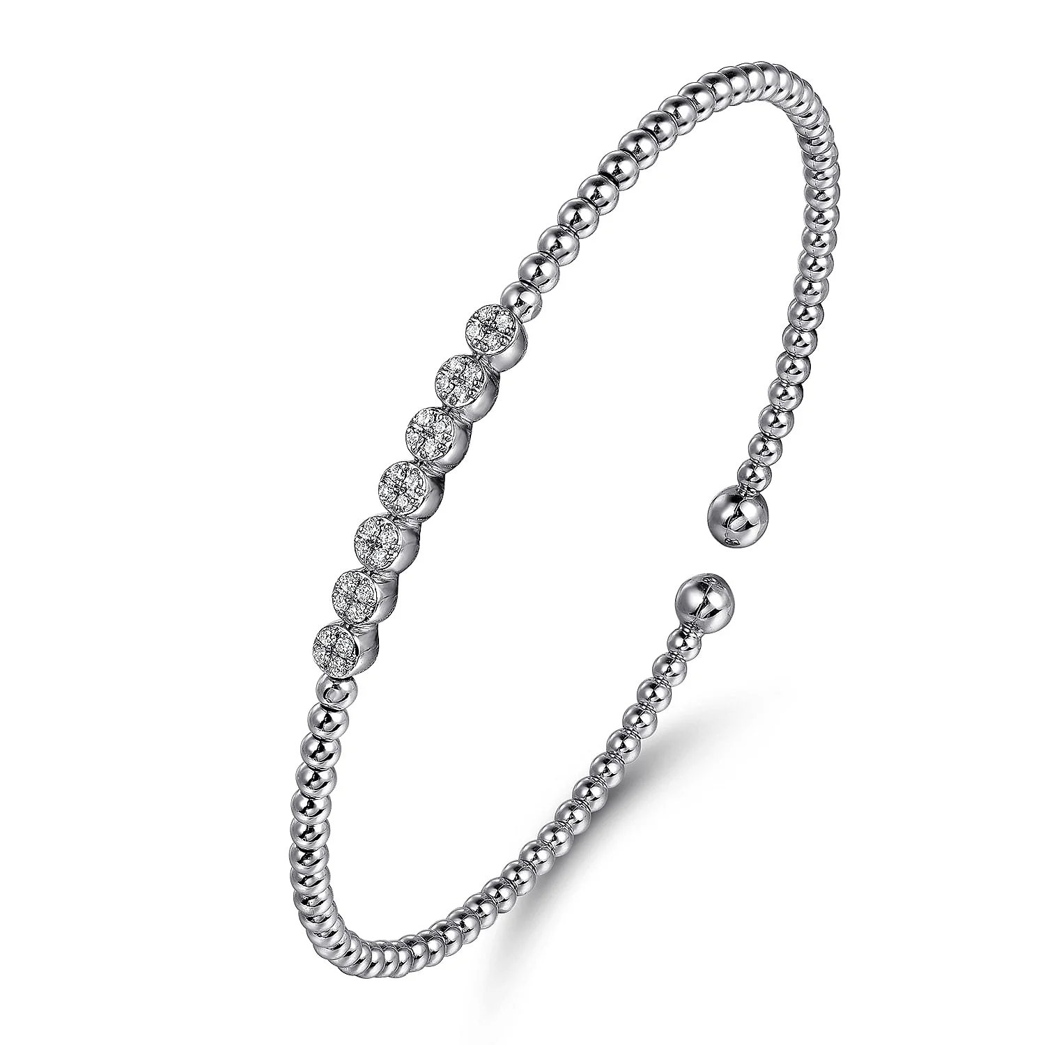 Gabriel & Co. White Gold Bujukan Bracelet - Image 2
