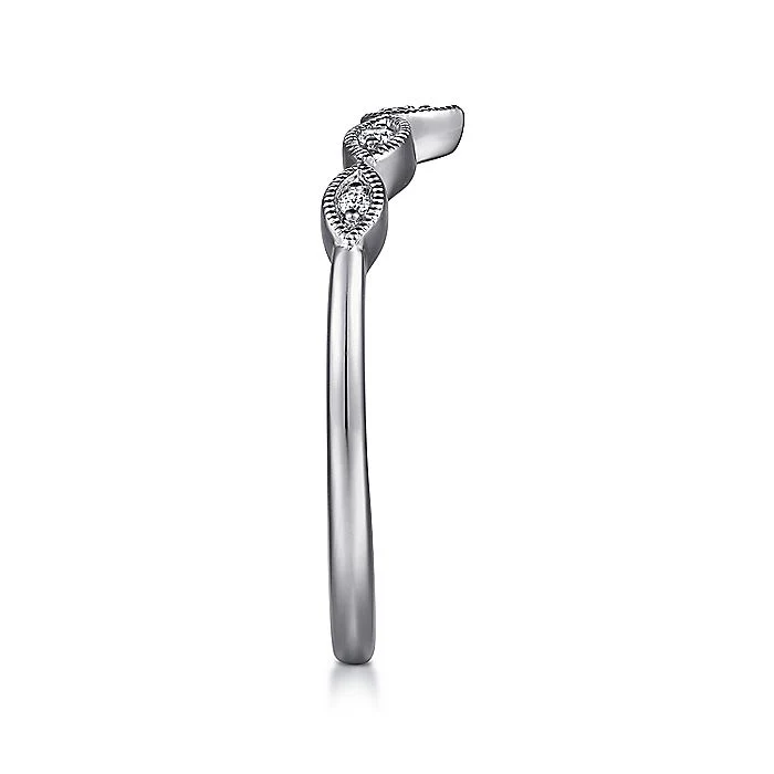 Gabriel & Co. White Gold Diamond Band - Image 4