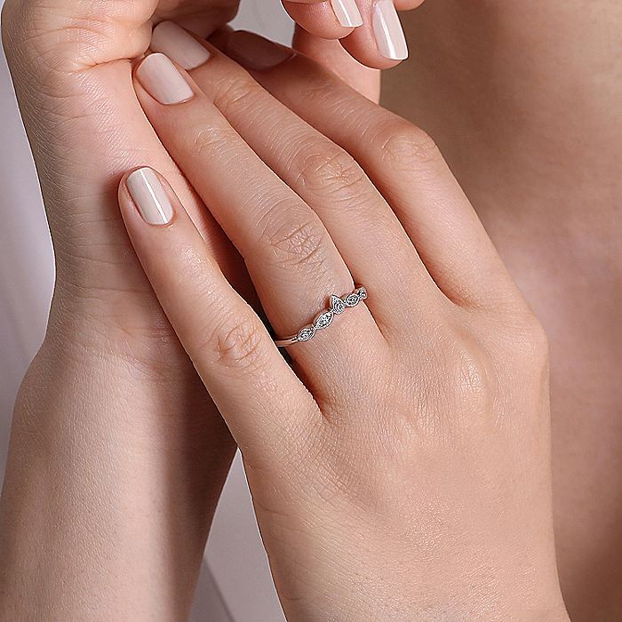 Gabriel & Co. White Gold Diamond Band - Image 5