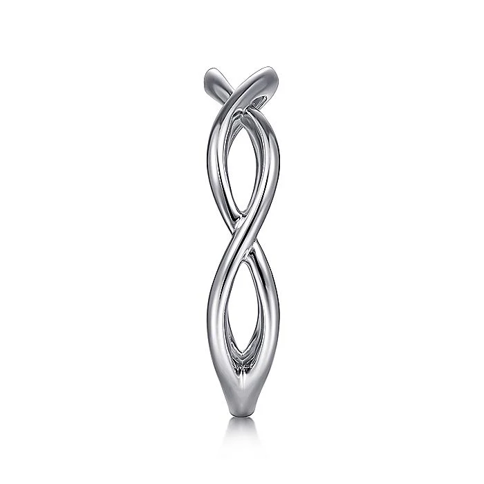 Gabriel & Co. White Gold Twisted Ring - Image 4