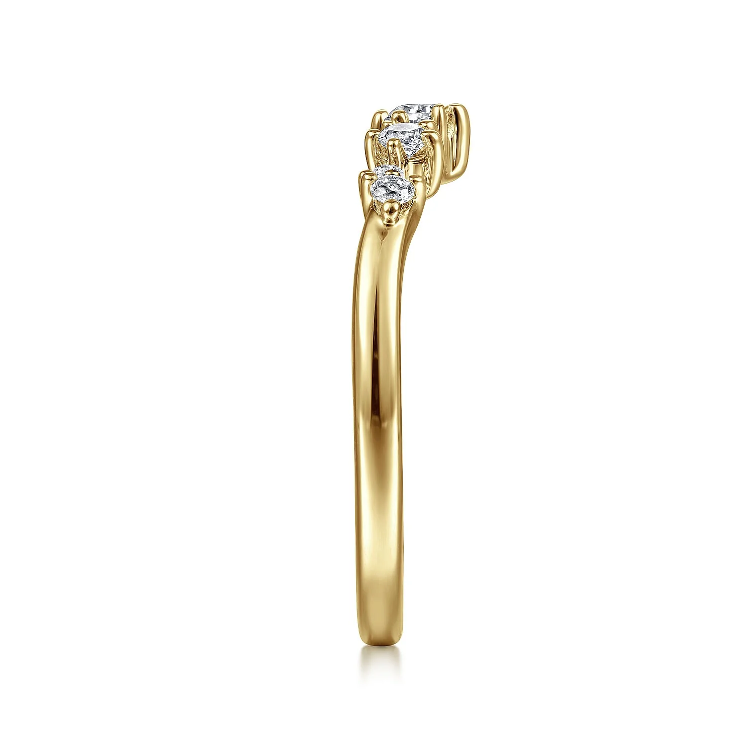 Gabriel & Co. Yellow Gold Diamond Ring - Image 4