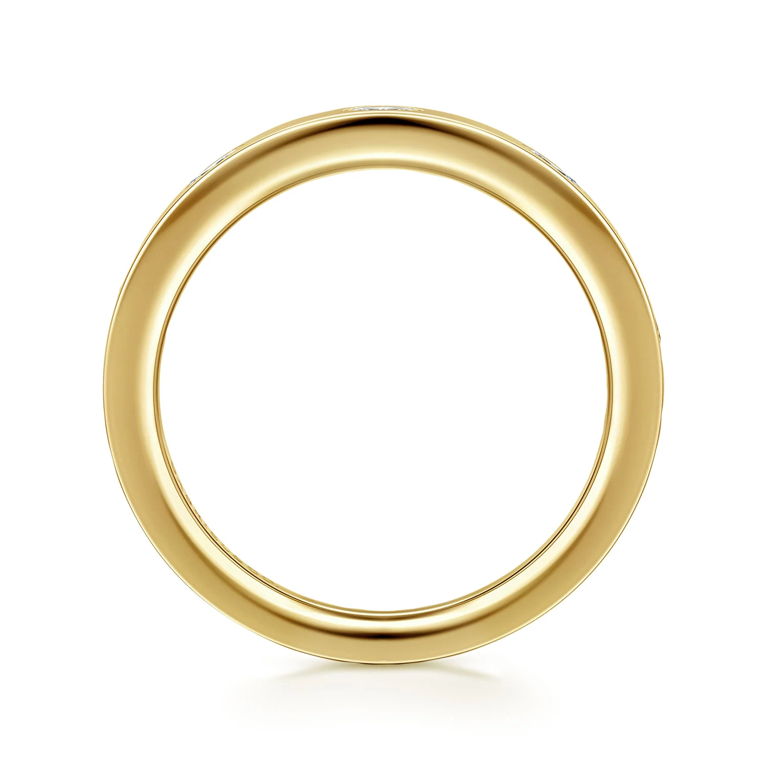 Gabriel & Co. Yellow Gold Marquise Diamond Anniversary Band - Image 2