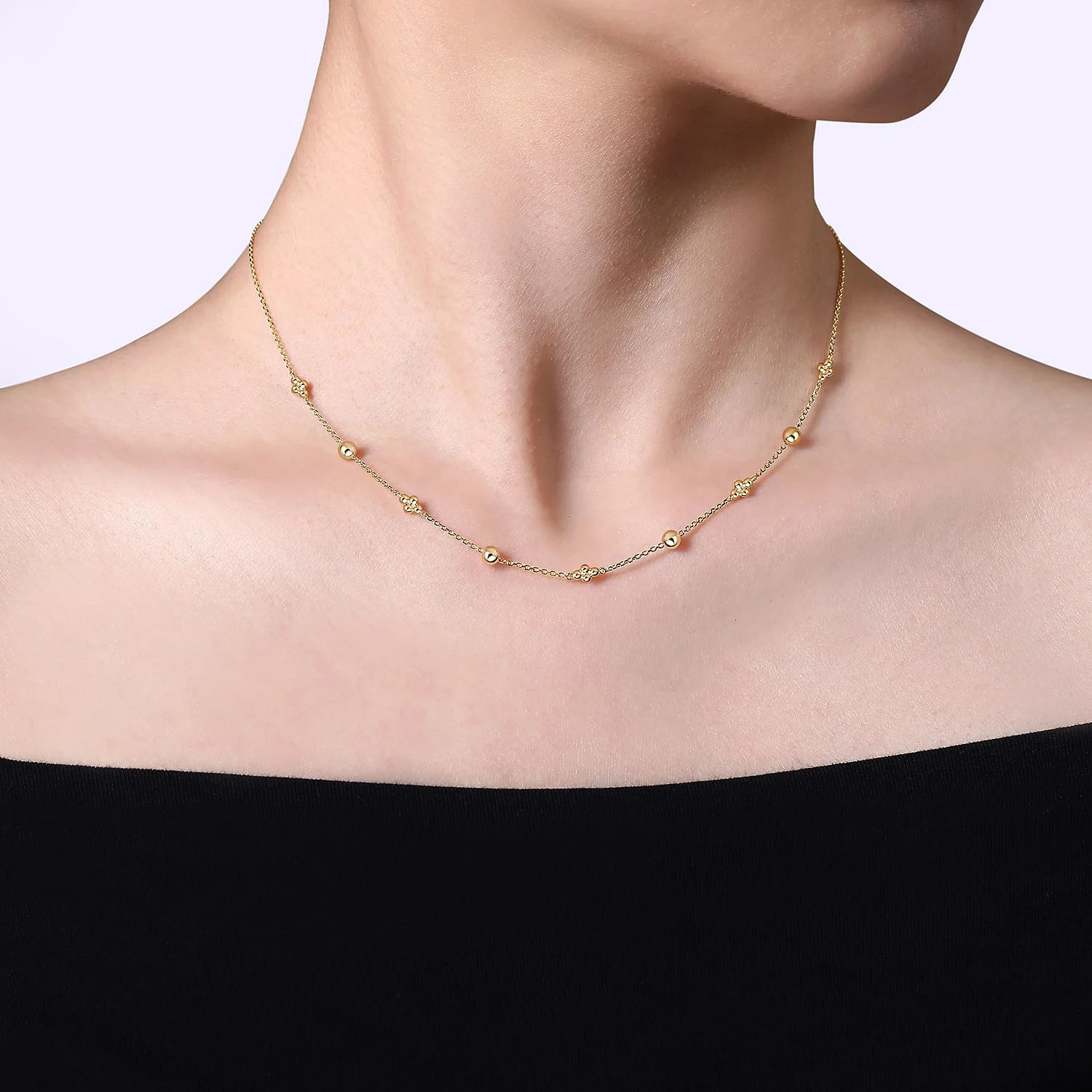 Gabriel & Co. Yellow Gold Necklace - Image 3