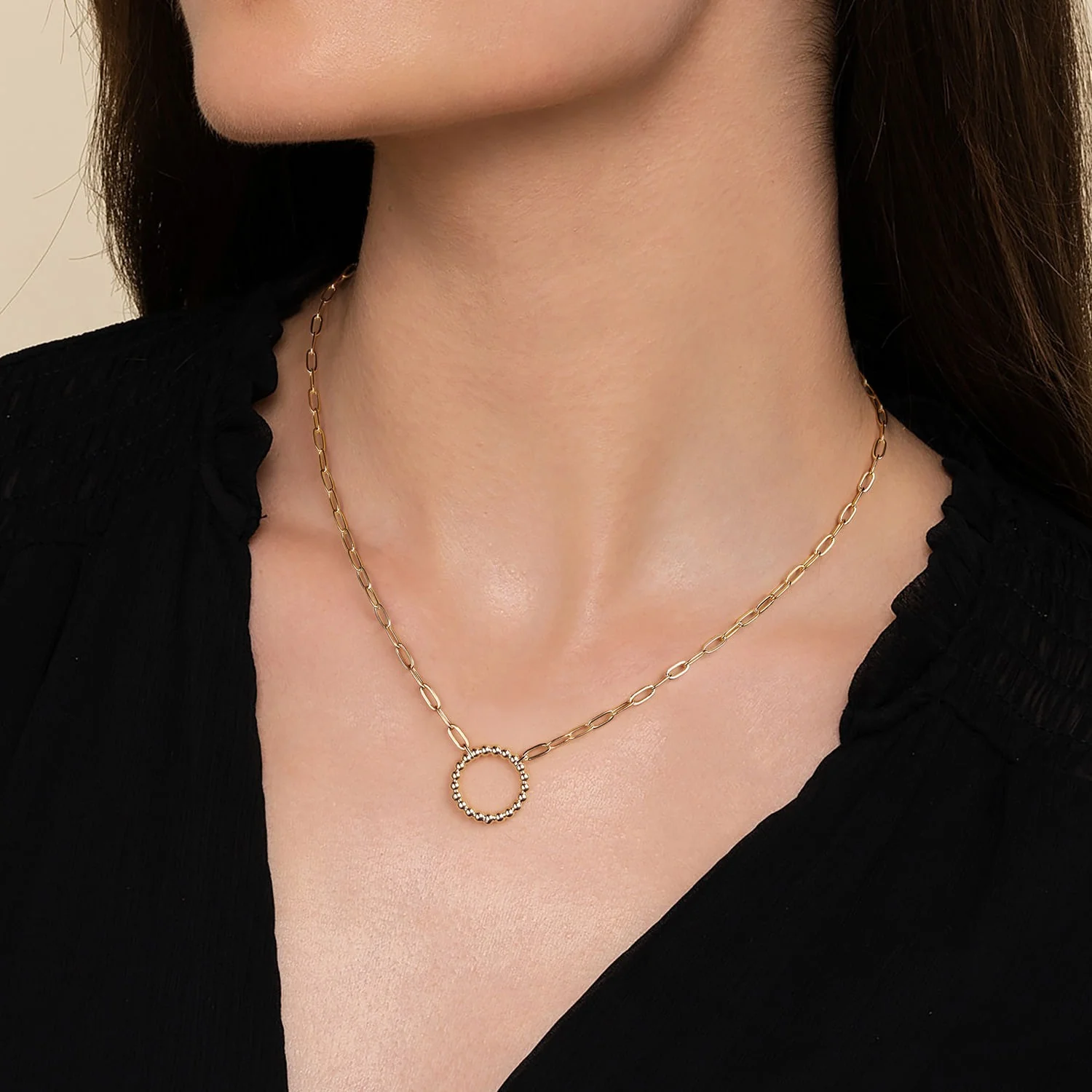 Gabriel & Co. Yellow Gold Necklace - Image 3
