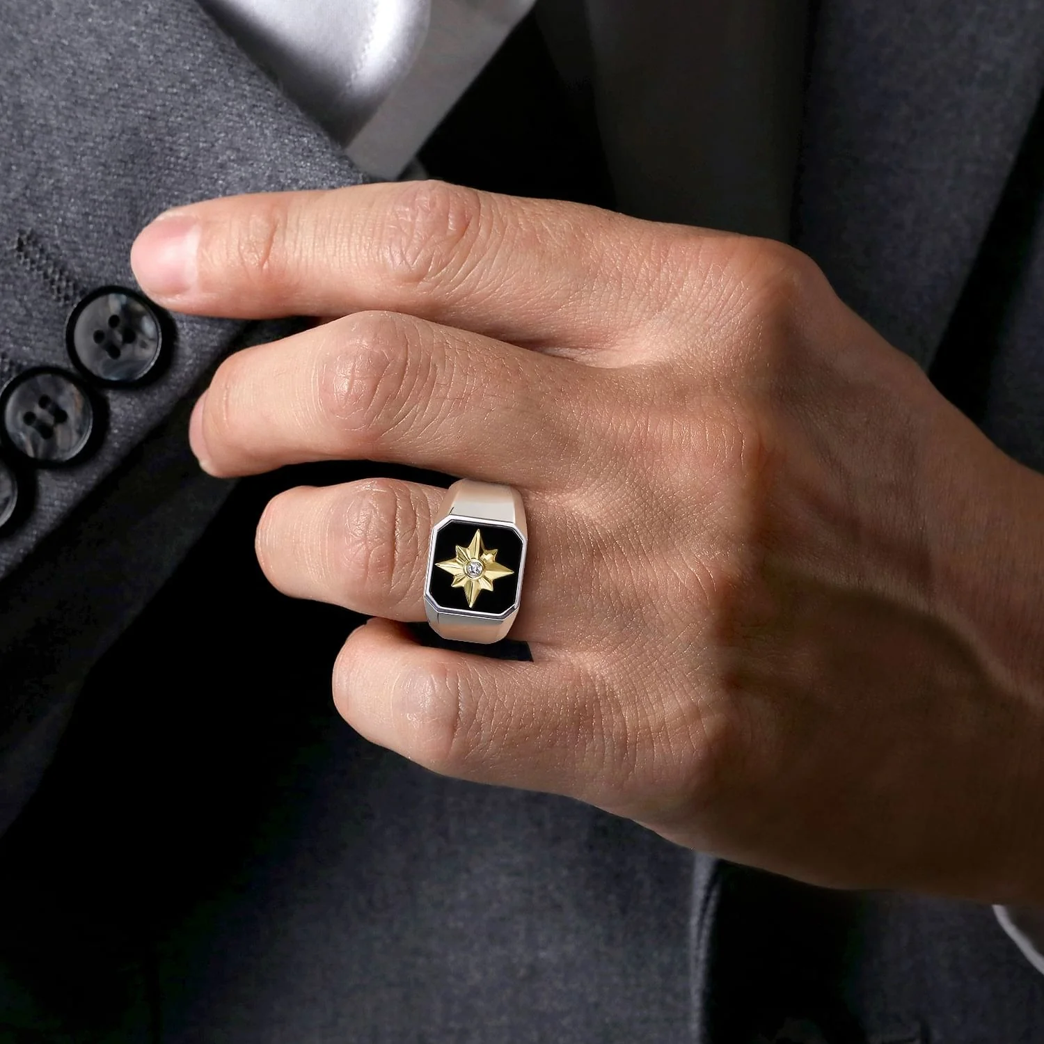 Gents Gabriel & Co. Ring - Image 5