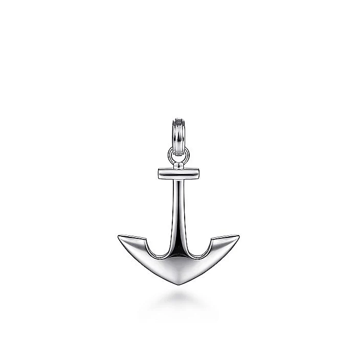 Gents Gabriel & Co. Sterling Silver Anchor Pendant