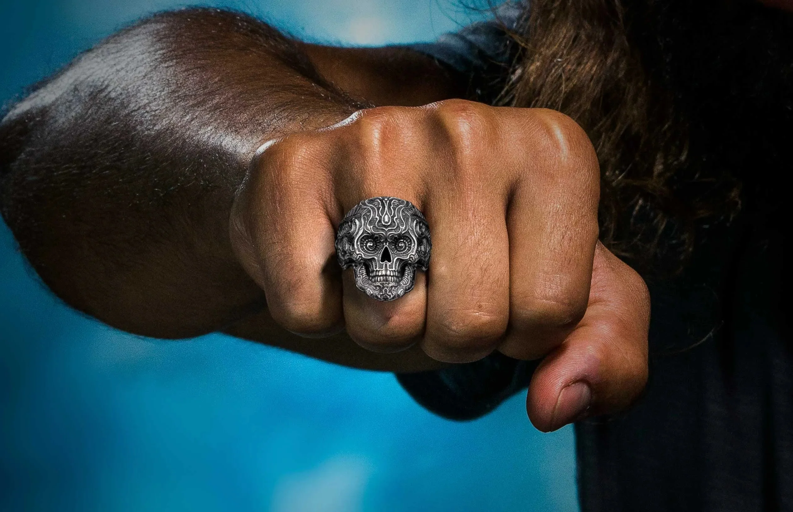 Gents Silver Ring - Image 4