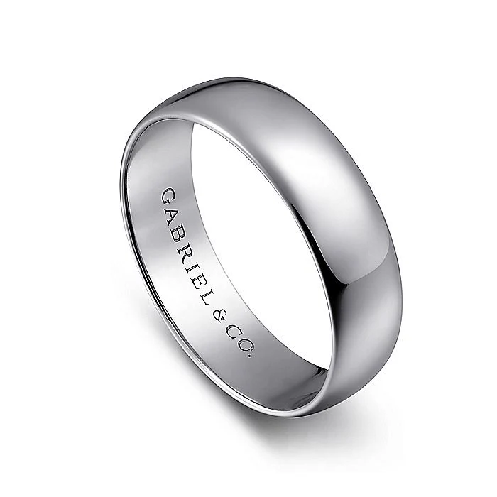 Gold Wedding Bands  -  Men' - Image 3
