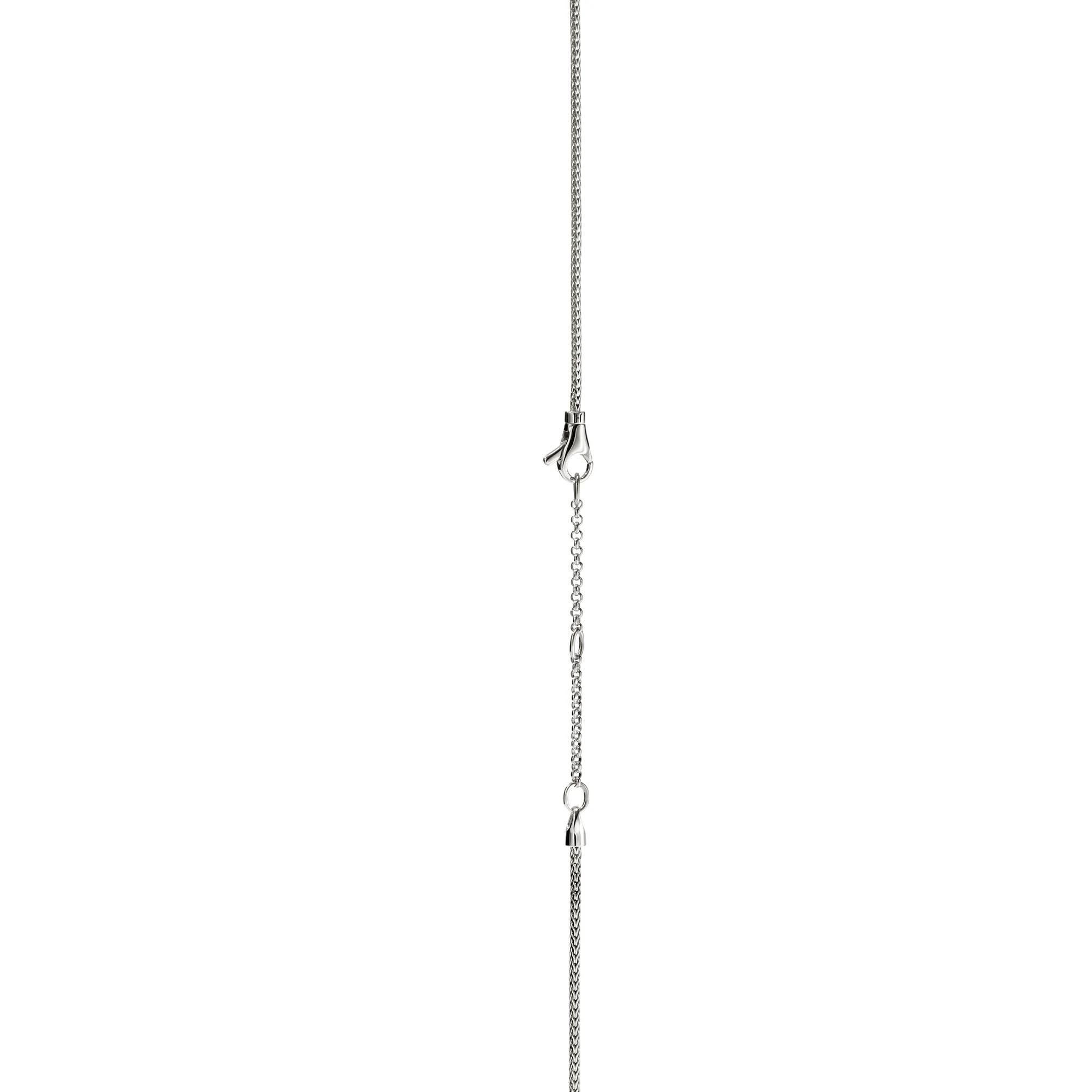 John Hardy Sterling Silver Diamond Love Knot Y Necklace - Image 4