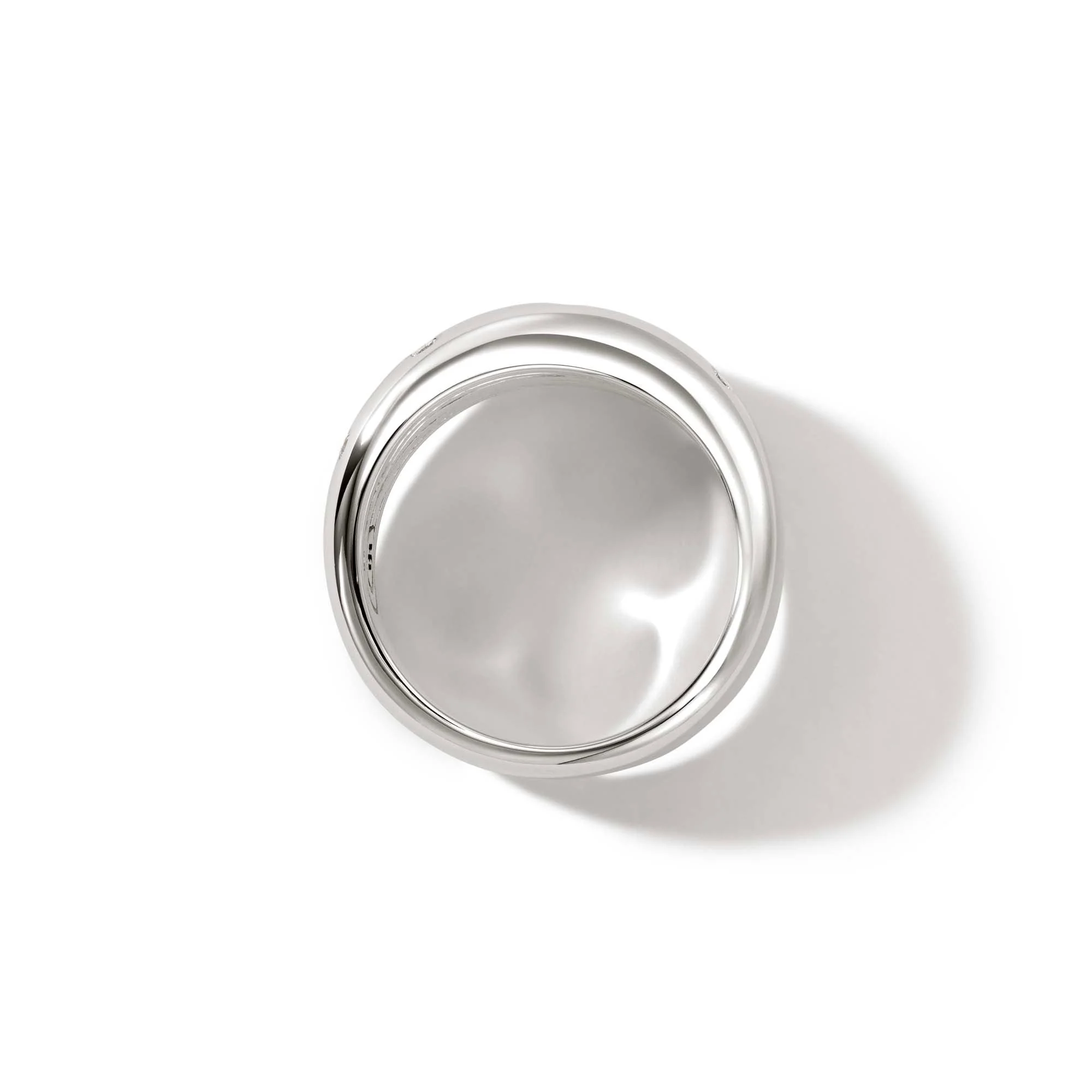 John Hardy Sterling Silver Diamond Surf Ring - Image 4