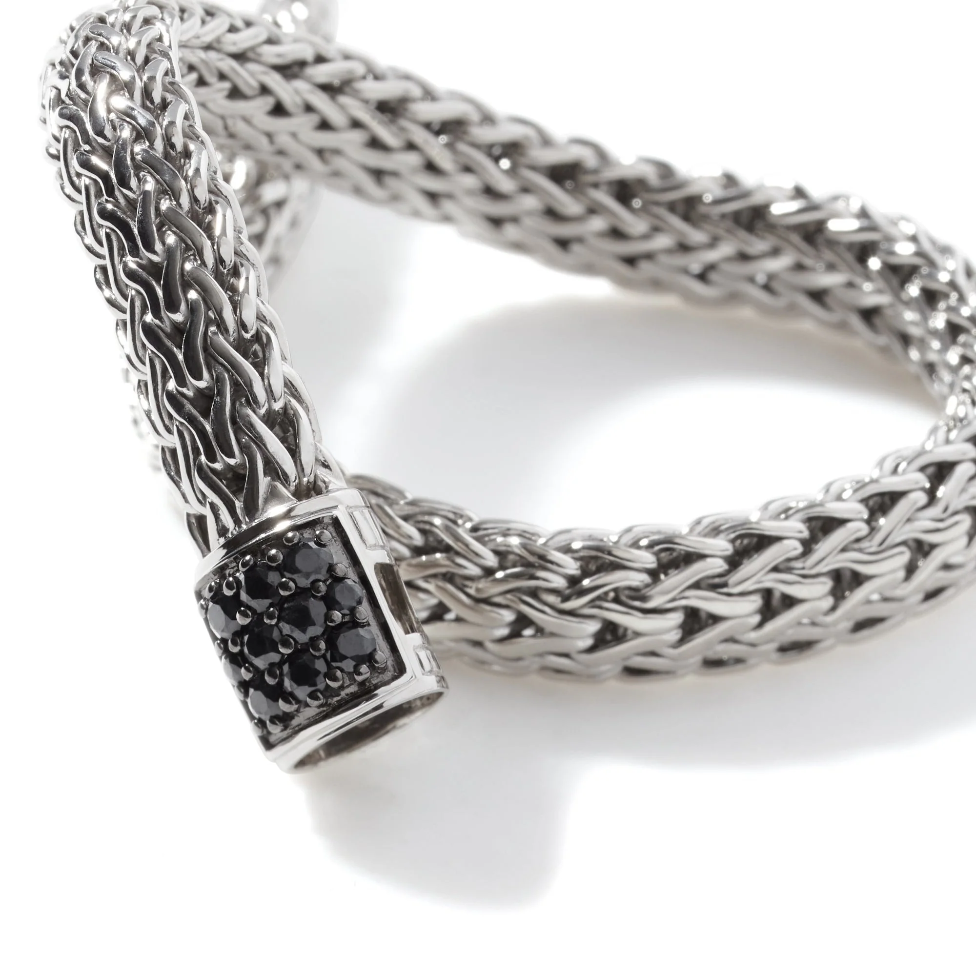 John Hardy Sterling Silver Icon Bracelet With Black Sapphires - Image 3