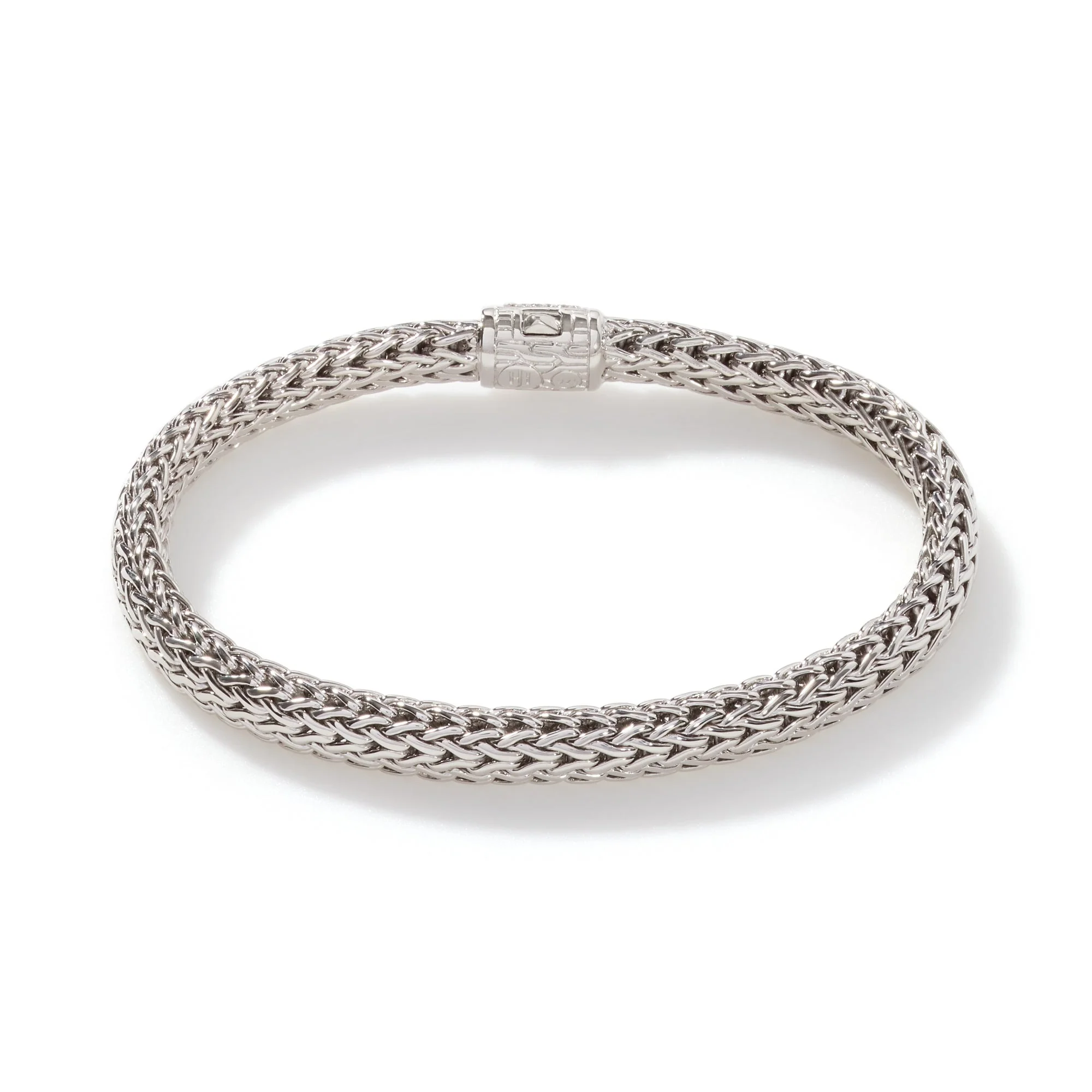 John Hardy Sterling Silver Icon Bracelet With Diamonds - Image 2