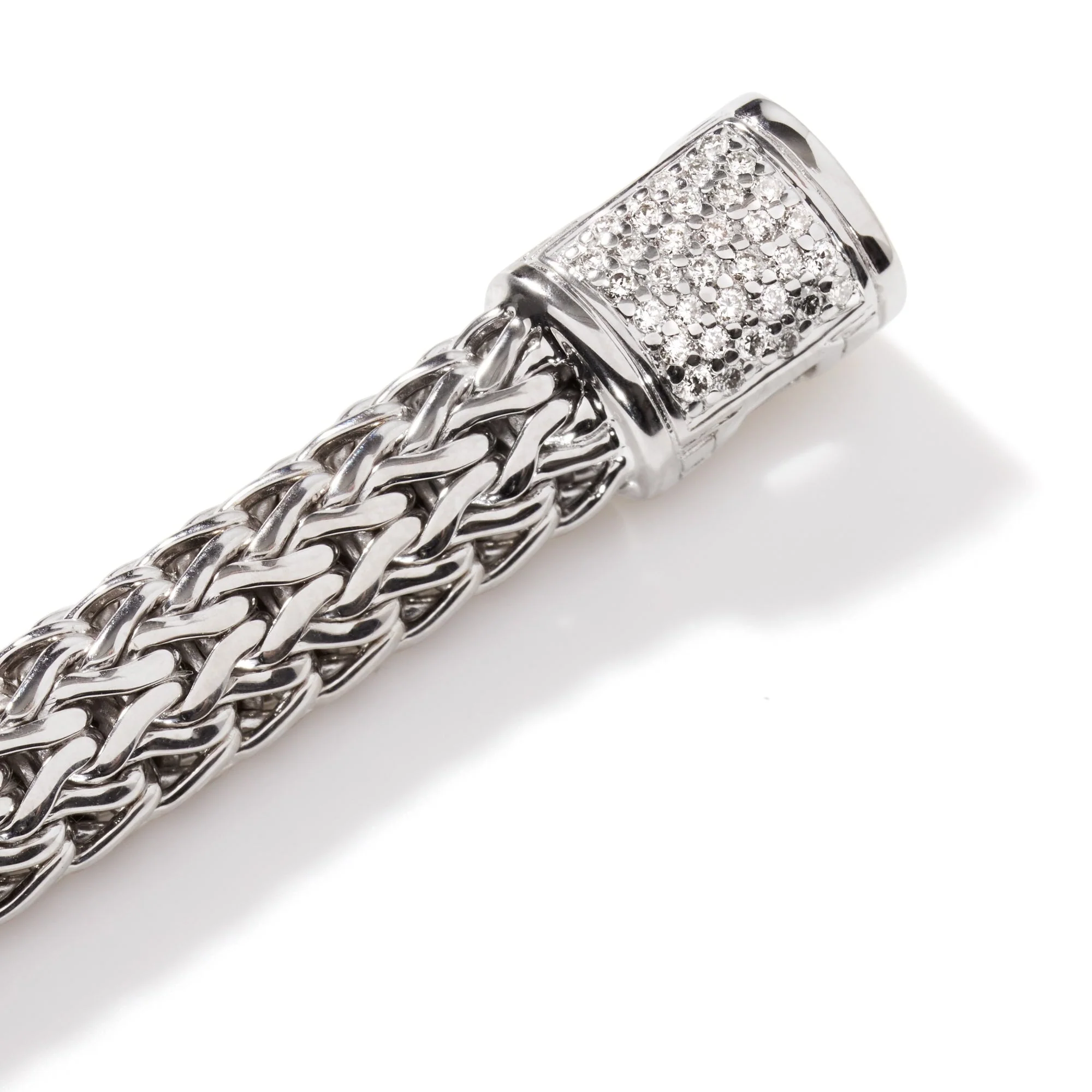 John Hardy Sterling Silver Icon Bracelet With Diamonds - Image 4