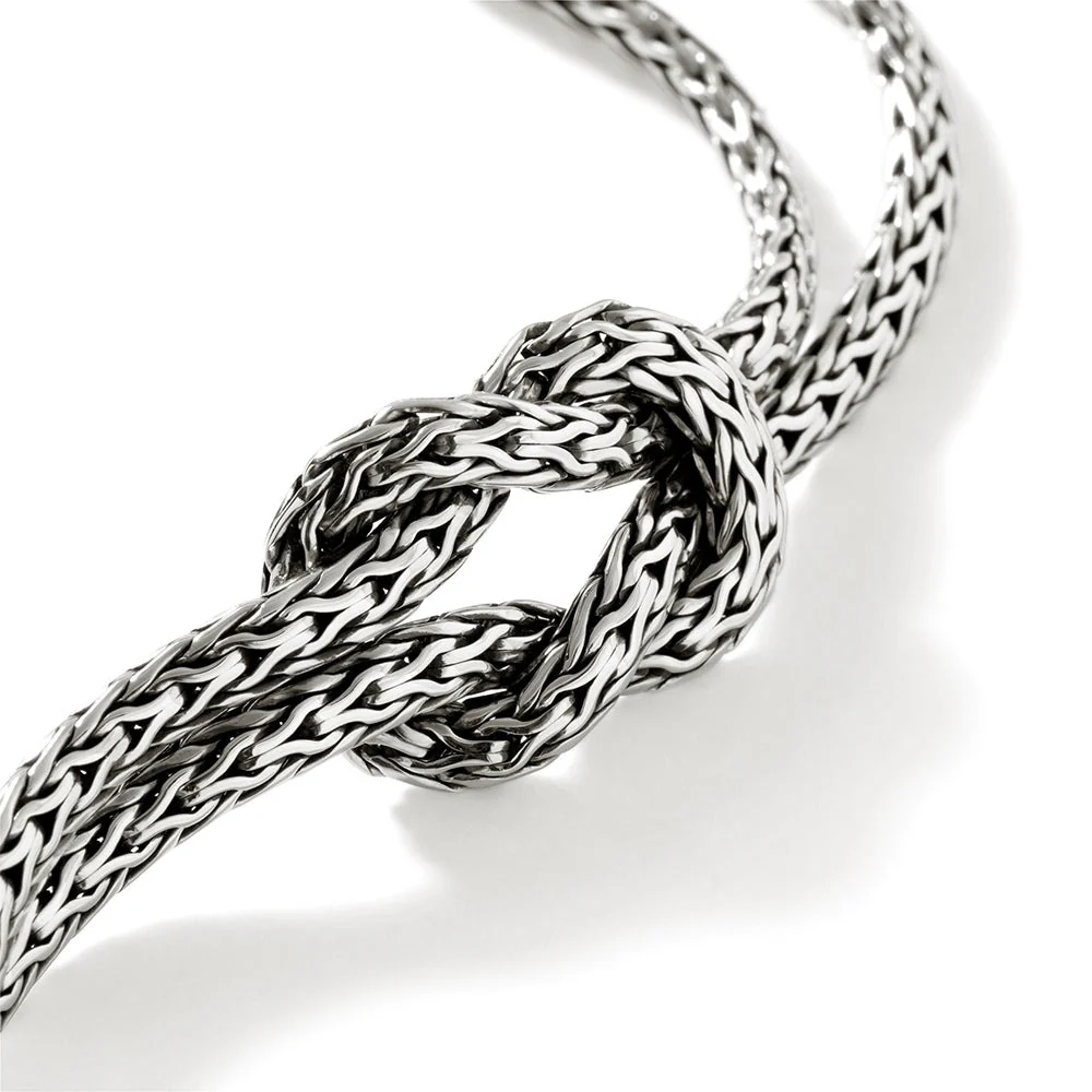 John Hardy Sterling Silver Love Knot Bracelet - Image 4