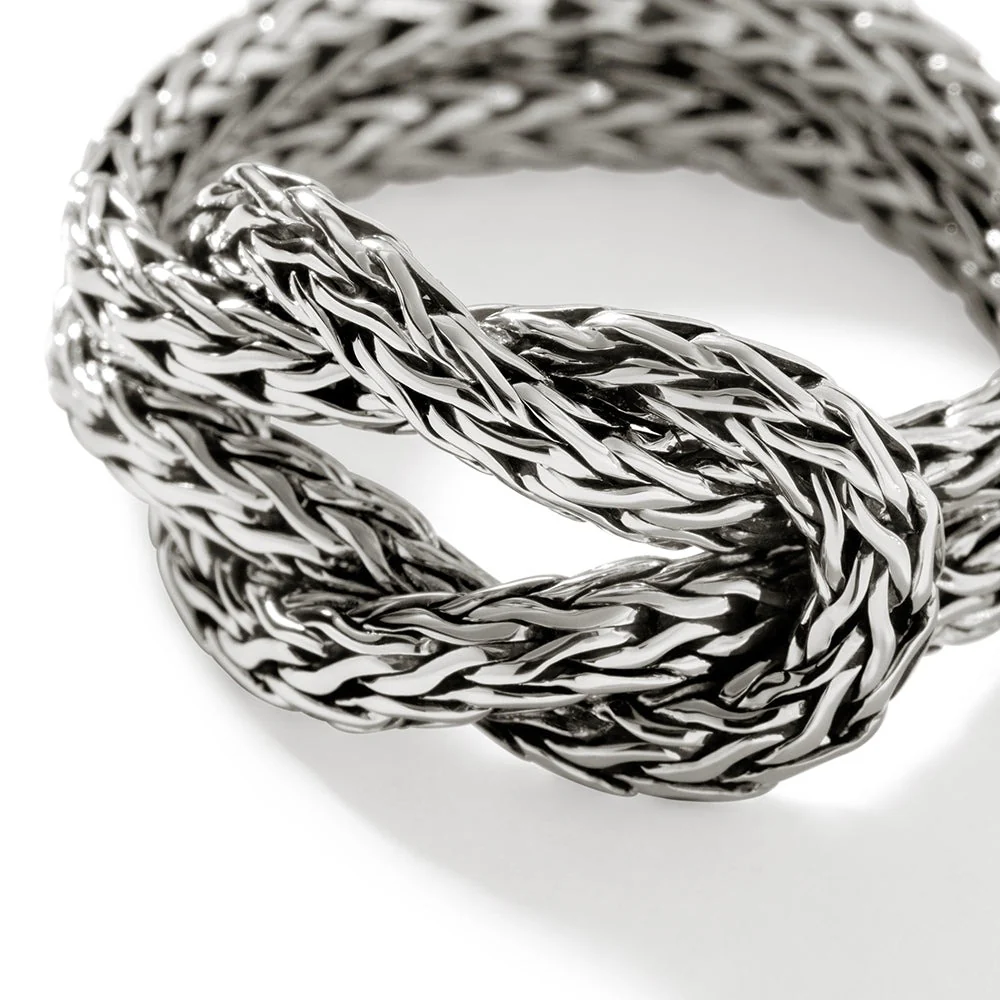 John Hardy Sterling Silver Love Knot Ring - Image 4