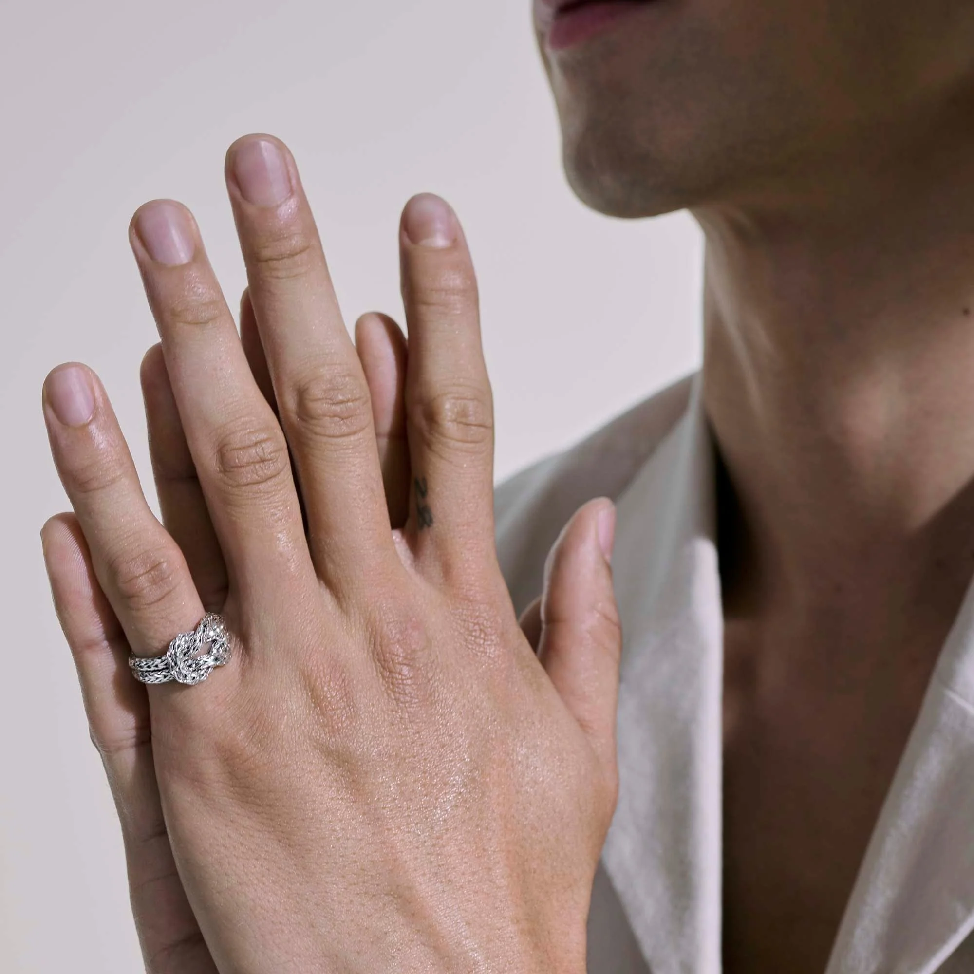 John Hardy Sterling Silver Love Knot Ring - Image 5