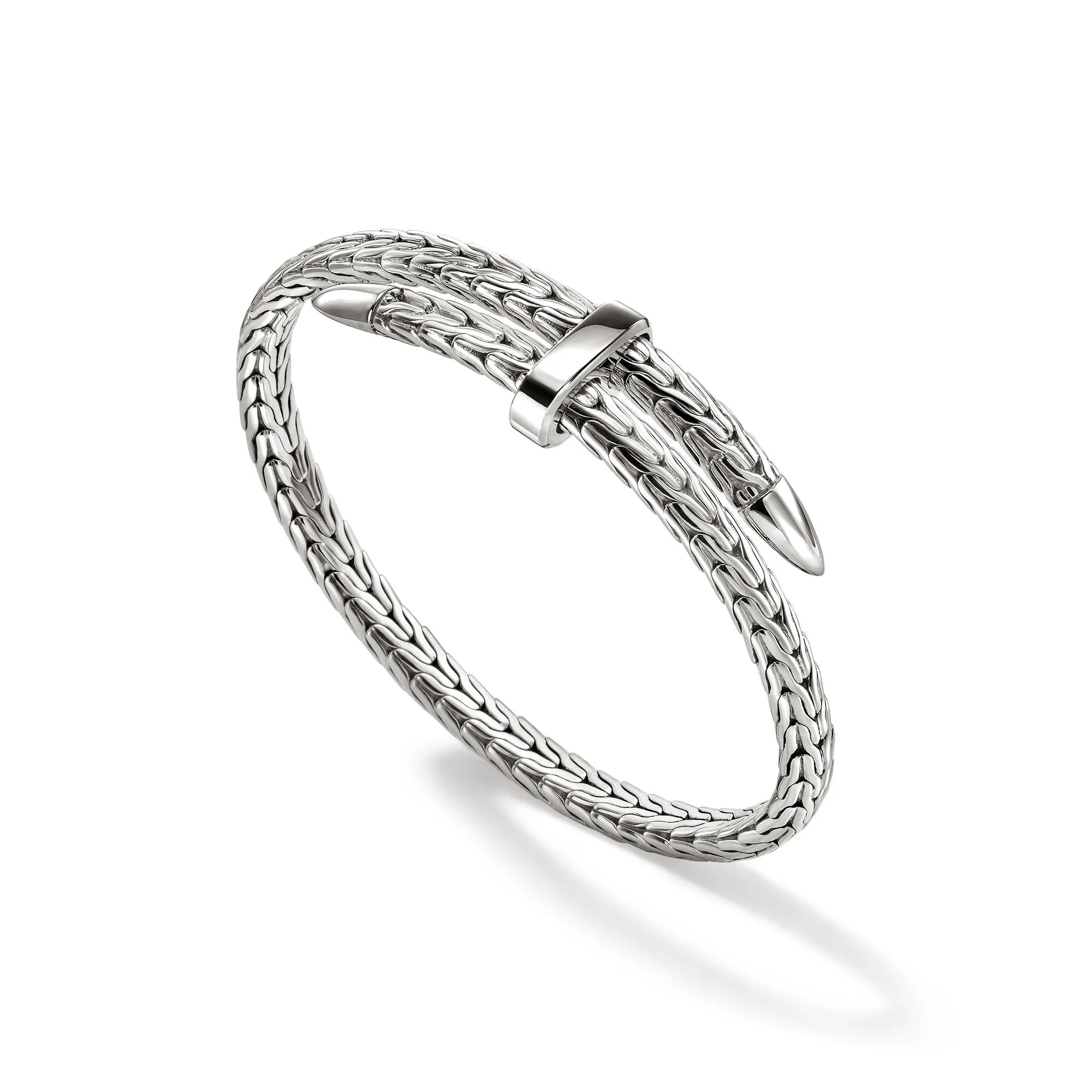 John Hardy Sterling Silver Spear Flex Cuff Bracelet - Image 2