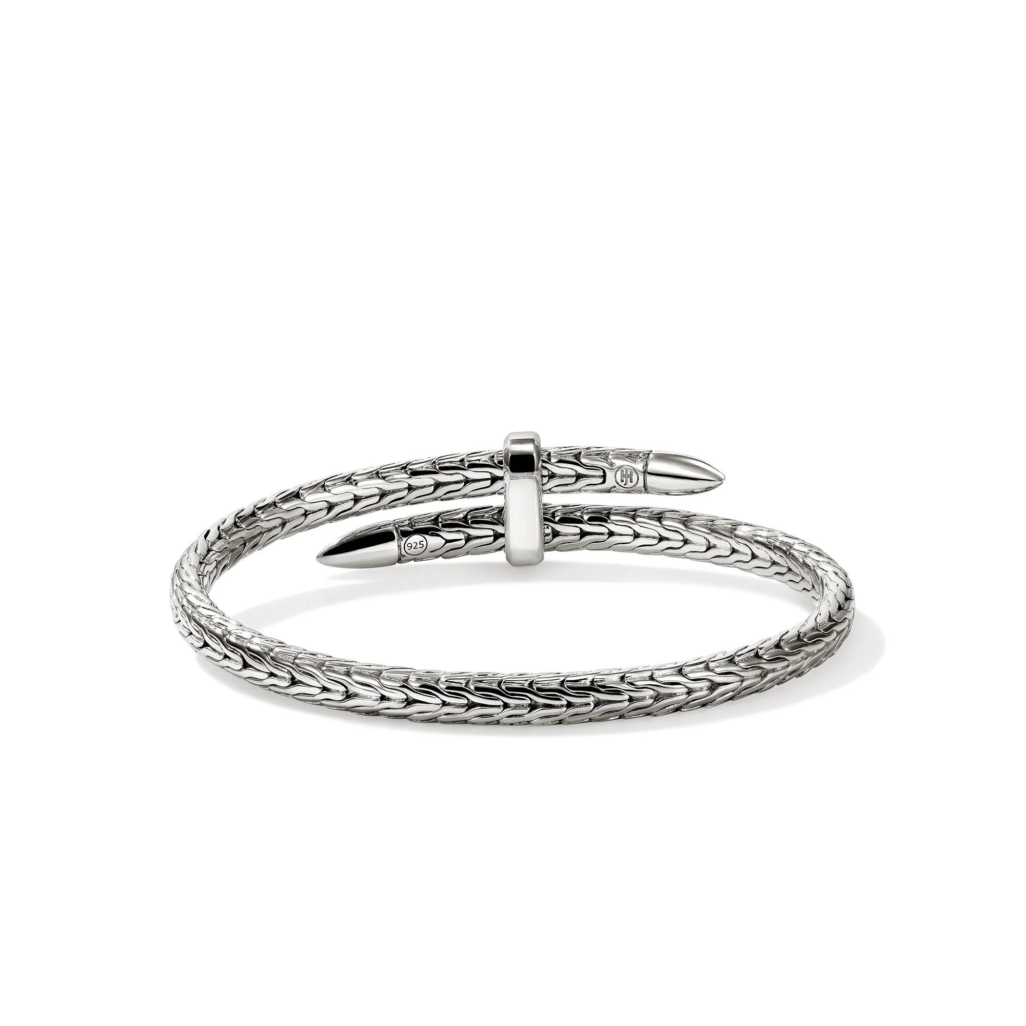 John Hardy Sterling Silver Spear Flex Cuff Bracelet - Image 4