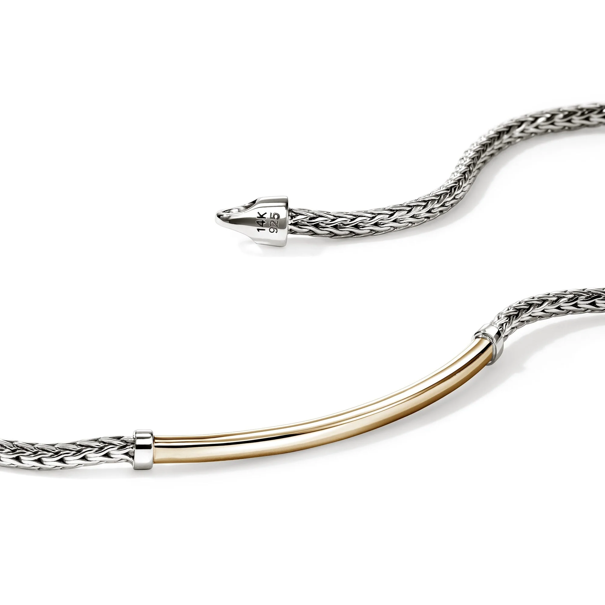 John Hardy Sterling Silver & Yellow Gold Essential Bracelet - Image 2
