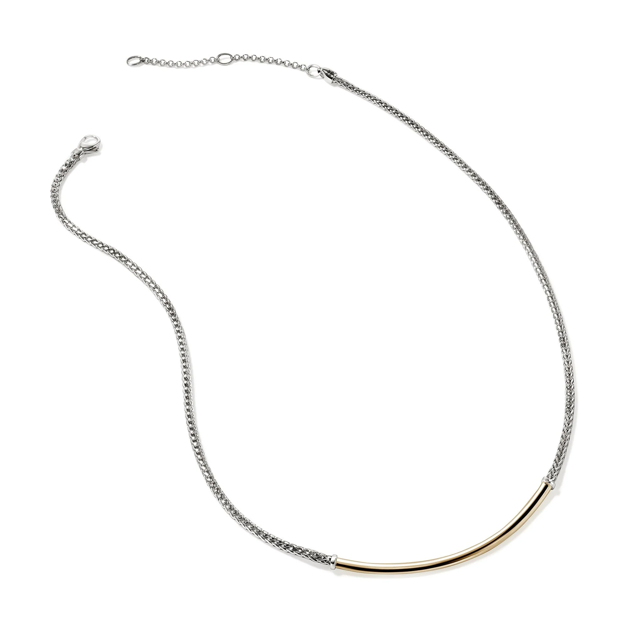 John Hardy Sterling Silver & Yellow Gold Essential Necklace - Image 3