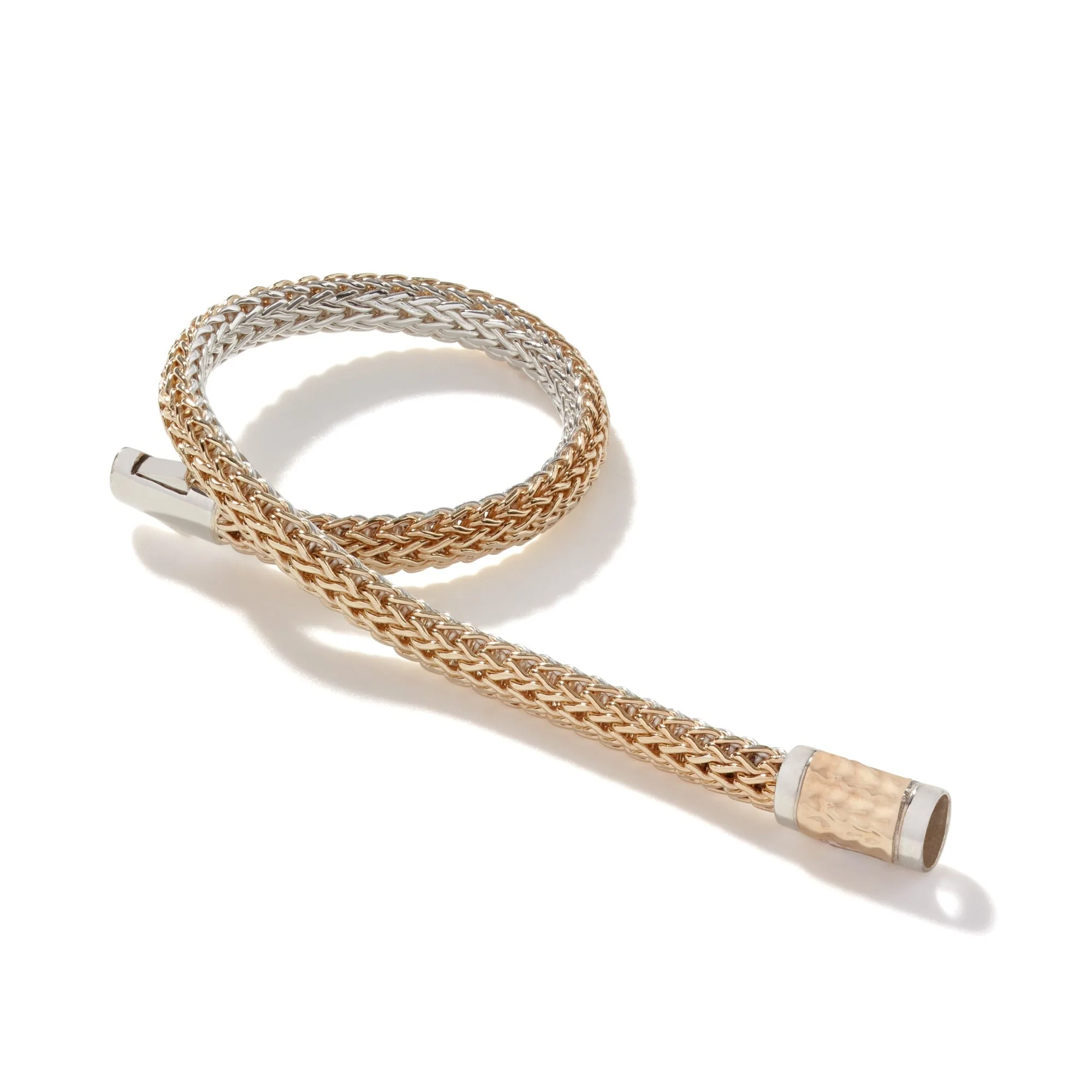 John Hardy Sterling Silver & Yellow Gold Karat Reverable Icon Bracelet - Image 3