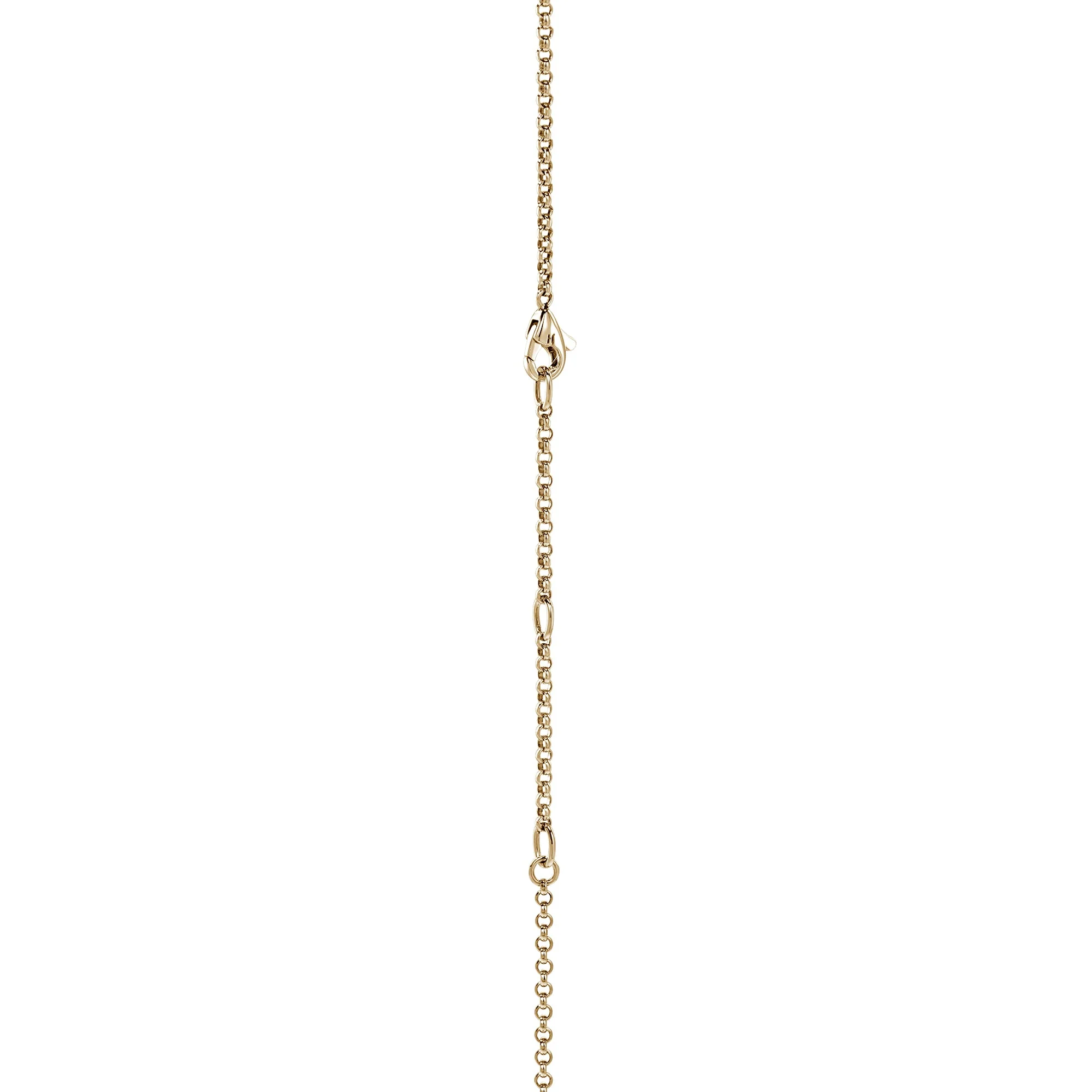 John Hardy Yellow Gold Essential Pavé Necklace - Image 4
