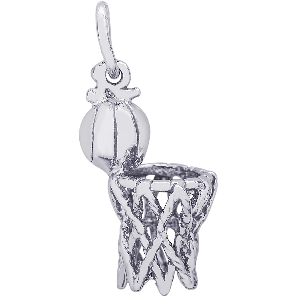 Rembrandt Basketball Hoop Charm
