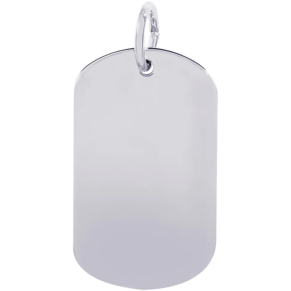 Rembrandt Dog Tag Charm