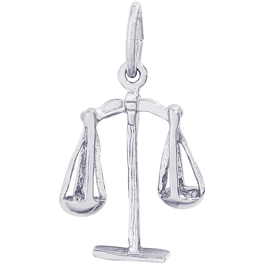 Rembrandt Scales of Justice Charm