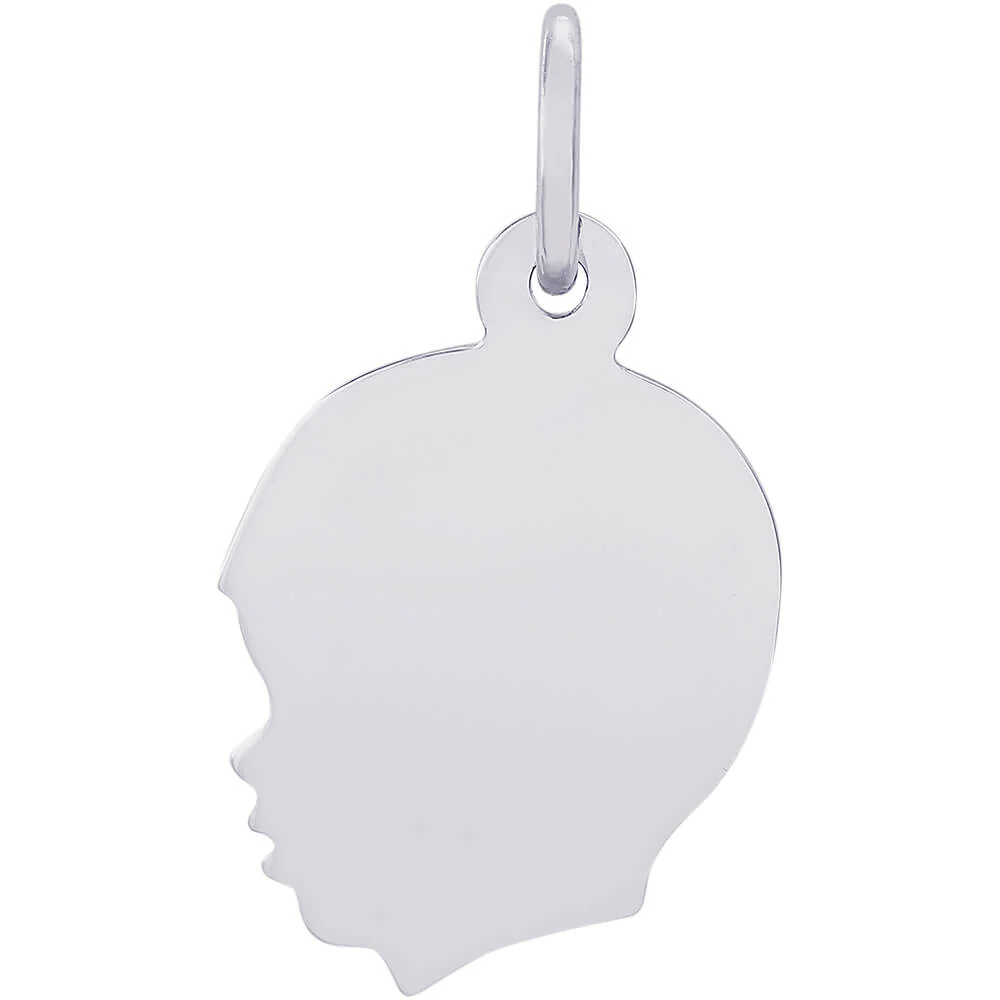 Rembrandt Silver Boy's Head Charm