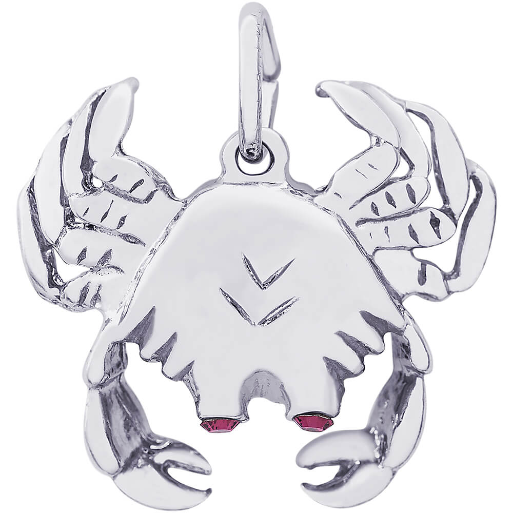 Rembrandt Silver Crab Charm