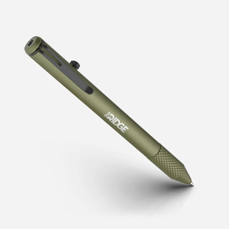 Ridge Bolt Action Pen - Matte Olive - Image 3